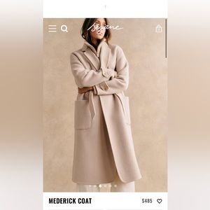 Sezane Mederick Coat (never worn w/ tags)